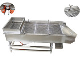 New 110V Stainless Linear Vibrating Screen Dual Motor Dual Layers 10mm&8mm
