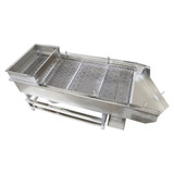 New Linear Vibrating Screen 110V Stainless Steel with Double 10mm & 8mm