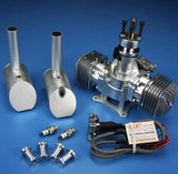 Dle Motor - Dle 60cc Twin Gas Engine - New