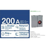 200 Amp Ring-type Overhead or Underground Main Breaker Meter Socket