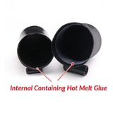 Adhesive Glue Lined Heat Shrink End Cap Heatshrink Seal Tubing Wrap 8mm - 85mm