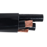 50' 4/3 Vntc Tray Cable with Ground Tc-er Thhn/pvc Control Wire Black 600v