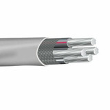 2/0-2/0-2/0-1 Aluminum Ser Service Entrance Cable Pvc Jacket Gray 600v