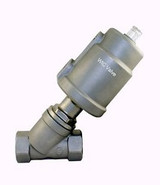 1.5" Pneumatic Single Acting Spring Return Air Actuated Angle Seat Steam Valve