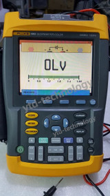 Used Fluke 196C Digital Oscilloscope ScopeMeter Handheld 1GSs 100mhz - Product Image