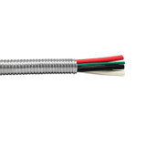 100' 8/3 Type Mc Copper Metal Clad Cable with Ground Aluminum Armor 600v