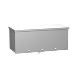Hammond C3rwt1260 Galvanized Steel 12''x12''x60'' Type 3r Wiring Trough Gray