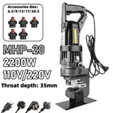 Mhp-20 Channel Steel Hydraulic Hole Electric Puncher Punching Machine Opener New