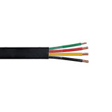 12/3 Submersible Cable Black with Ground Flat Jacket Well Pump Wire 600v
