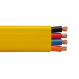 14/4 Flat Festoon Cable Yellow Pvc Jacket Ul Csa 600v