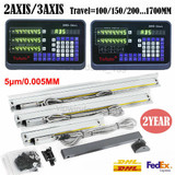 Digital Readout Dro Display Linear Scale Encoder for Mill Lathe Cnc 2axis/3axis
