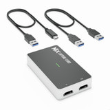 Plugable Technologies Hdmi Video Capture Card, Usb 3.0 or Usb C, Record, Stream and Go Live with Dslr, 1080p 60fps with Hdmi Pass Through - Compatible with Windows, Mac Os, Linux, Obs Streaming