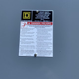Square D H364rb Disconnect Switch 200a 3p 600v