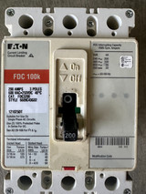 Eaton Ch Fdc3200 200a 600v Used 3 Poles Bolt on