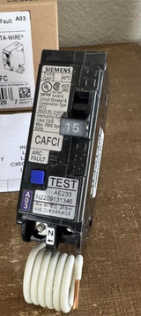 10 X Siemens Qa115afc Afci 15a Type Qaf2 Circuit Breakers -new in Box