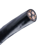 250' 4/3 Vfd Shielded Power Cable with 3 12 Ground Tc-er Pvc Jacket Black 1000v