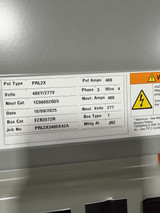 1-prl2x 400 Amp Main Breaker 480v 42 Space 3phase Panelboard Nema 1 Surface 72