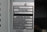 1200 Amp Powell 5 Kv Fuseable Load Interrupter Switch N-1