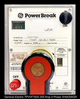 Ge Powerbreak Tpvvf7625 Breaker (m/o,d/o) 2500 Amp - Tested/1yr Warranty