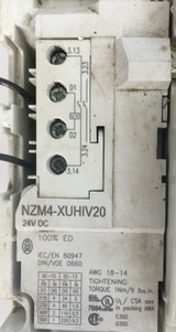 Moeller Nzmh4-ae Circuit Breaker 1200a 600vac Nzm4-xuhiv20 24vdc Nzm H4-ae