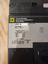Mal36400 - Square D Feed-thru 600v 400a 3 Pole Circuit Breaker 30ka 480v