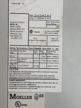 Moeller Nzm 4 Circuit Breaker 600vac Nzm H4-ae 800-na 800a Nzm4-xuhiv20 24vdc