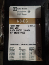Westinghouse Cutler Hammer Nb-dc Nbdc31200mw 1200 Amp 600vdc Breaker -tested