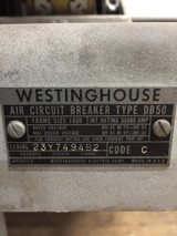 Westinghouse Db-50 1600a Mo/do Air Circuit Breaker W/ac-pro