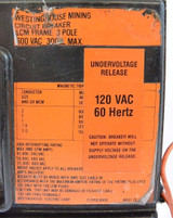 Westinghouse Mining Circuit Breaker Lcm 300a Frame 225a Plug 120v Uvr