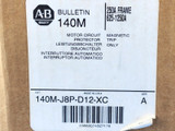 New Allen Bradley 140m-j8p-d12-xc /a Motor Circuit Protector, 250a, 140mj8pd12xc