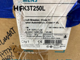 Siemens Hfk3t250l Circuit Breaker 480v 3 Pole 250 Amp 18 Kaic 600y 50/60hz