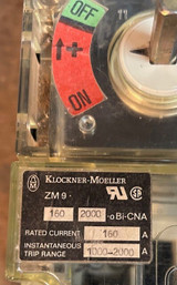 Klockner Moeller Nzm9-250 Zm9-160-cna 600vac 225hp Circuit Breaker New