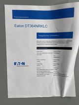 Eaton Quick Generator Connect Heavy Duty Double Throw Switch 600v 200a Fused New
