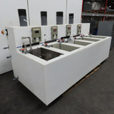 5 Station Plating & Etch Acid Wet Bench Wash Station 40 Usg