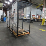 Freestanding Smoking Shelter 10'4" X 3'6" X 7'11" Outdoor Shelter