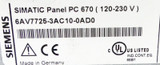 Siemens Simatic Panel Pc 6av7725-3ac10-0ad0 - Used Condition