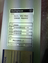 Westinghouse 149d956g02 Dc Voltage Error Detector - Precision Monitoring