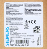 New Siemens 3rt1064-6ap36 Contactor