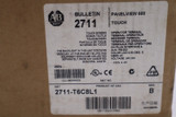 New Ab 2711-t6c8l1 Panelview 600 Color Touch Dh /rs-232