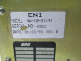 Eni Mw-10-21191 Matchwork Control Unit Rf Match 419851