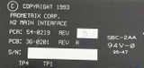 Prometrix 54-0219 36-0201 a H2 Main Interface Circuit Board