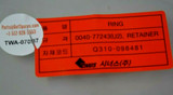 0040-77243u2 Retainer Ring Aep Peek+su Applied Materials