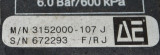 Ae Advanced Energy Power Supply Model 3152000-107 J