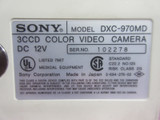 Sony Dxc-970md 3ccd Color Video Camera with Nikon 38sfb Lens