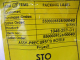 Kitz Sct Tm-003a Assembly Precursor Bottle, Ac 200v