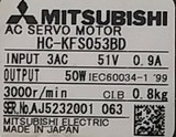 Mitsubishi Hc-kfs053bd Ac Servo Motor, Used