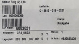 Ebara C-3812-315-0021 Holder Ring (2) E10