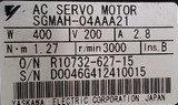 Yaskawa Sgmah-a4aaa21 Ac Servo Motor, Used