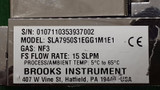 Brooks Sla7950s1egg1m1e1 Nf3 15slpm Mass Flow Controller