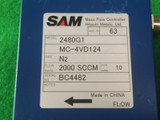Sam Fantas 2480g1 Mfc Mass Flow Controller N2 2000sccm